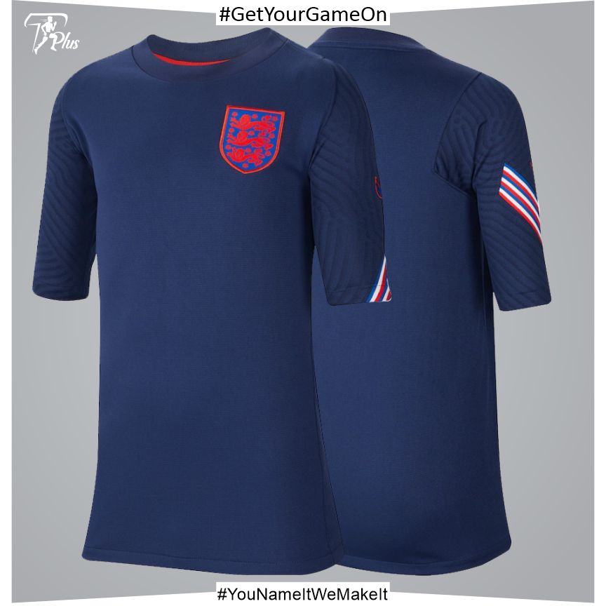 Customizable England Strike Top – Navy