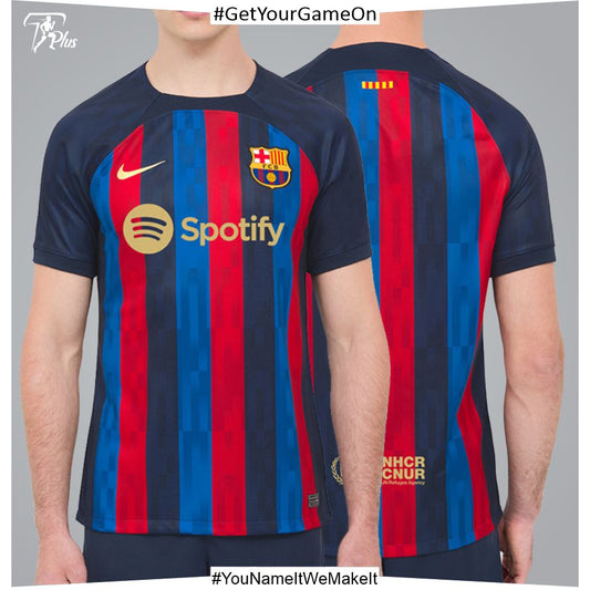 Customizable Barca Home Shirt 2023-24