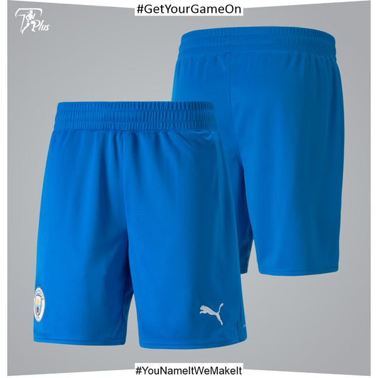 M. City Goalkeeper Shorts 2022-23 - Blue