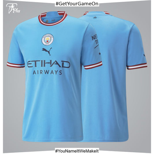 Customizable M. City Home Jersey 2022-23