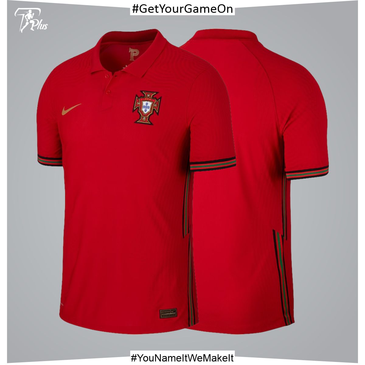 Customizable Portugl Home Vapor Match Shirt 2020-21