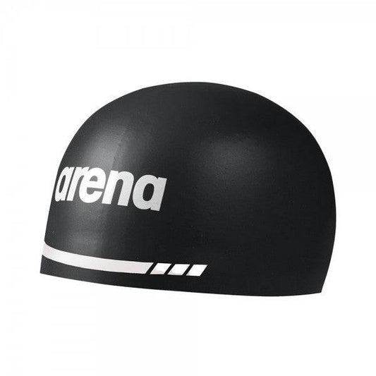 Arena 3D Soft Swimming Cap-Black - Valetica Sports