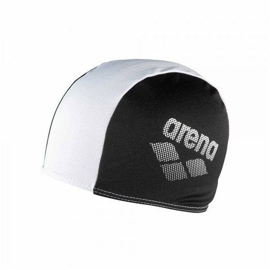 Arena Polyester Swimming Cap Black White - Valetica Sports