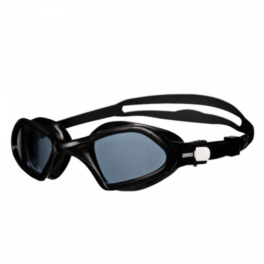 Arena SmartFit Swimming Goggles-Smoke Black Black - Valetica Sports