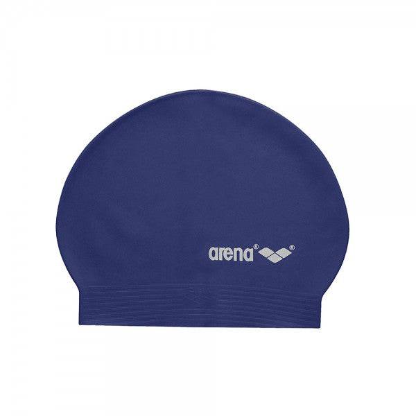 Arena Soft Latex Swimming Cap-Navy - Valetica Sports