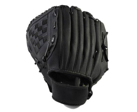 Baseball Right Hand Glove,Black 12.5 Inch - Valetica Sports