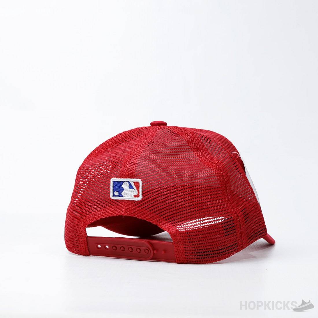 Baseball Trucker Red Cap - Valetica Sports