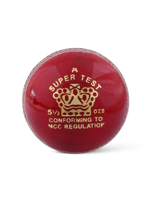 CA Cricket Ball Super Test Red - Valetica Sports