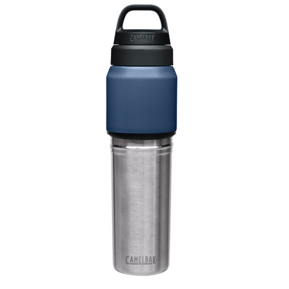CamelBak MultiBev 22 oz Bottle / 16 oz Cup, Insulated Stainless Steel-Navy - Valetica Sports