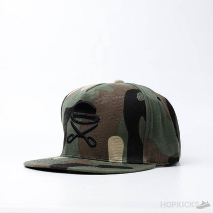 Camo Snapback Cap - Valetica Sports