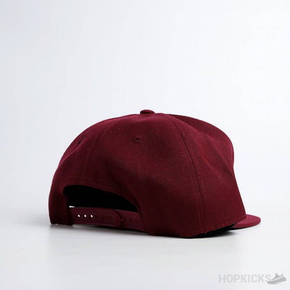 Classic Snapback Cap - Maroon - Valetica Sports