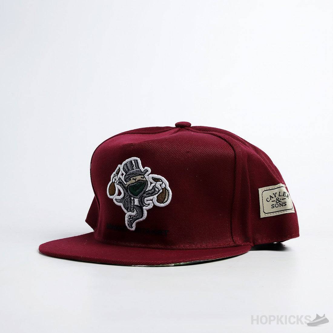 Classic Snapback Cap - Maroon - Valetica Sports