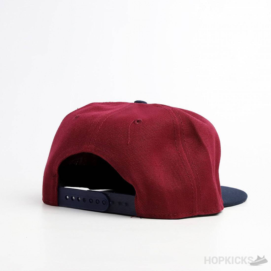 Clevend Snapback Maroon Navy Cap - Valetica Sports