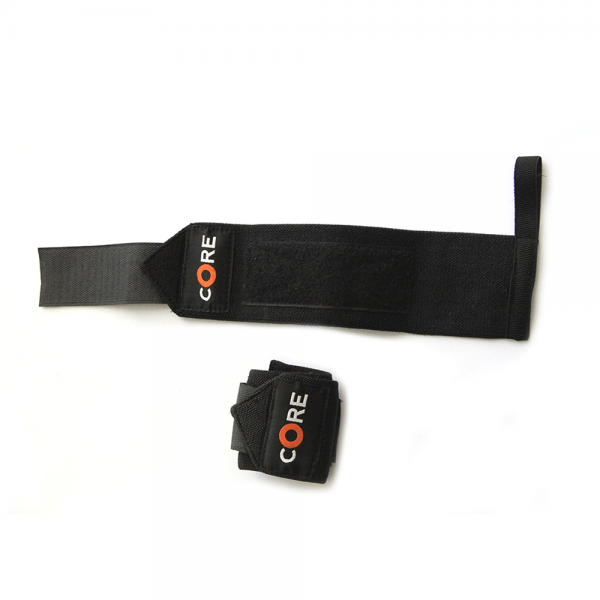 Core Lifting Wrist Strap - 15 Inches - Black - Valetica Sports