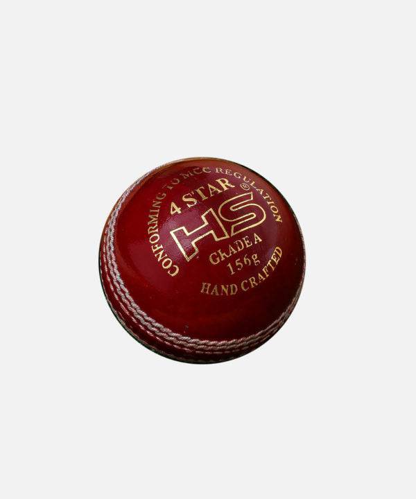 HS 4 Star Cricket Hard Balls (Pack Of 6) - Valetica Sports