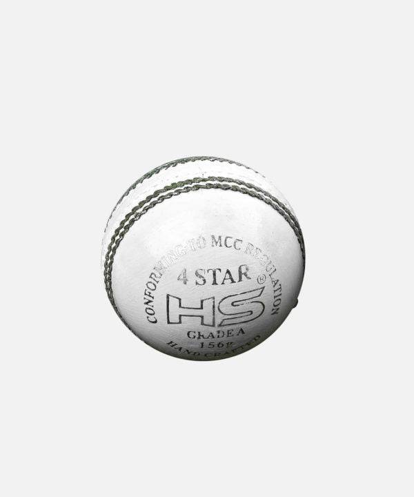 HS 4 Star Cricket Hard Balls (Pack Of 6) - Valetica Sports