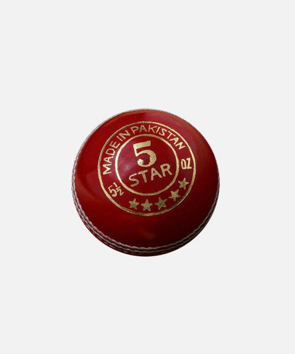 HS 5 Star Cricket Hard Balls (Pack Of 6) - Valetica Sports