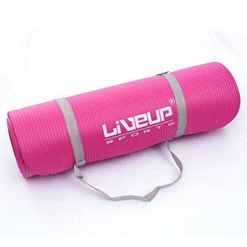 Liveup Exercise Yoga Mat NBR 12mm LS3257 – Pink - Valetica Sports