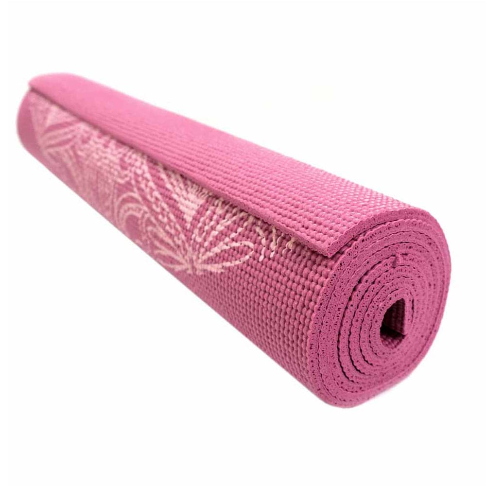 Liveup Yoga Exercise Mat PVC 6MM LS3231C – Pink - Valetica Sports