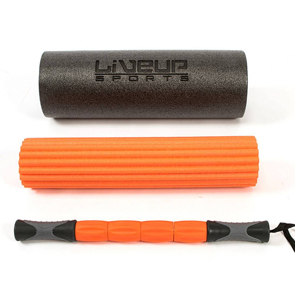 Liveup Yoga Foam Roller 3pc Set - Valetica Sports