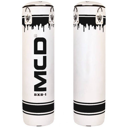 MCD BXB-1 Punching Bag 4 ft - White Black - Valetica Sports