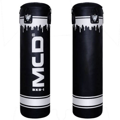 MCD BXB-1 Punching Bag 5 ft - Black Silver - Valetica Sports