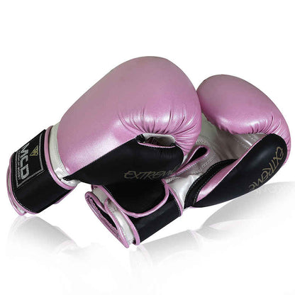 MCD Extreme Glint Pink Ladies Boxing Gloves - Valetica Sports