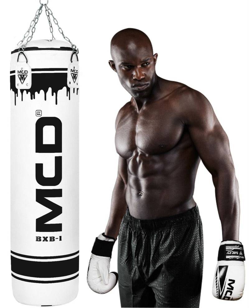 MCD Punching Bag Set 4 ft - White - Valetica Sports