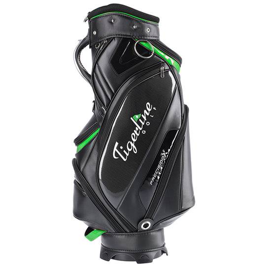 Precision X Carbon Edition Midsize Staff Cart Bag Black-Green