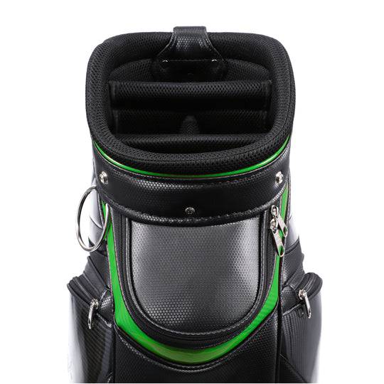 Precision X Carbon Edition Midsize Staff Cart Bag Black-Green