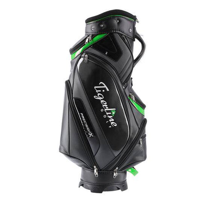 Precision X Carbon Edition Midsize Staff Cart Bag Black-Green