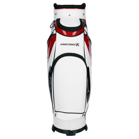 Precision X Carbon Edition Midsize Staff Cart Bag White