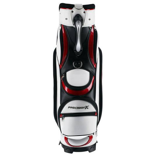 Precision X Carbon Edition Midsize Staff Cart Bag White