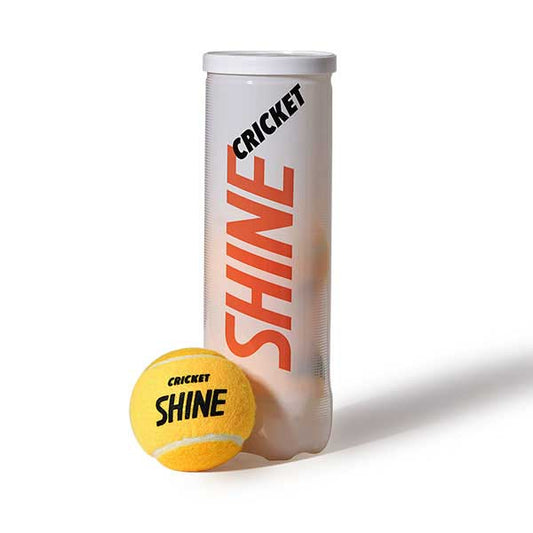 Shine Cricket Tennis Ball – 3pcs - Valetica Sports