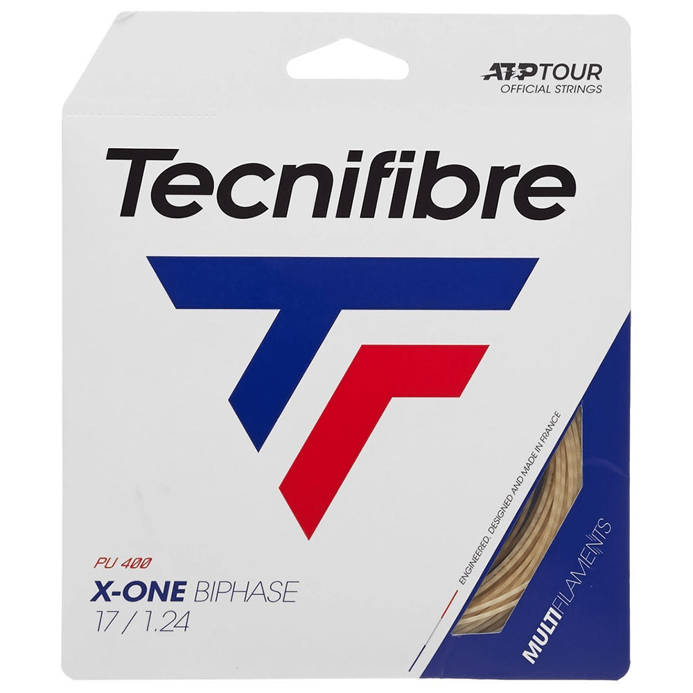 Tecnifibre X-One BiPhase 17G Tennis String - Valetica Sports