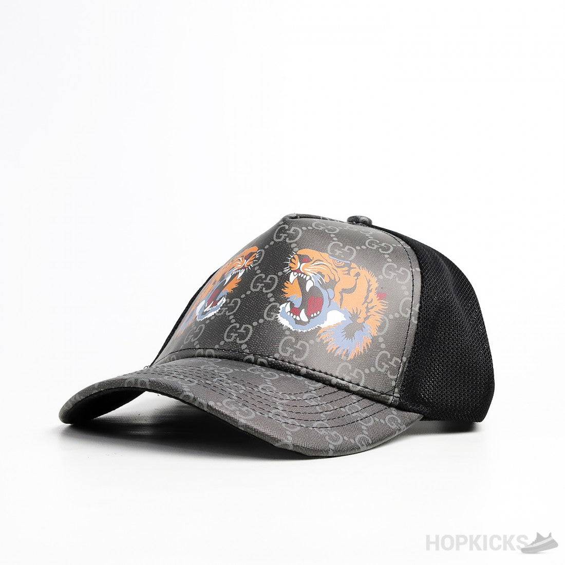 Tigers Print Supreme Baseball Grey Cap - Valetica Sports
