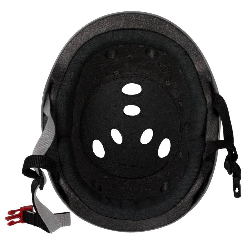 Triple8 The Certified Sweatsaver Helmet-Carbon Rubber - Valetica Sports