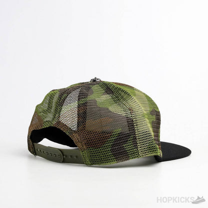 Trucker Black Camo Snapback Cap - Valetica Sports