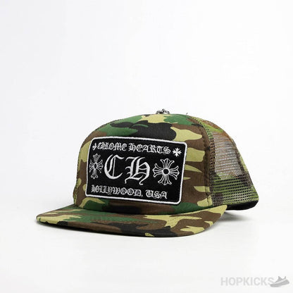 Trucker Camo Snapback Cap - Valetica Sports