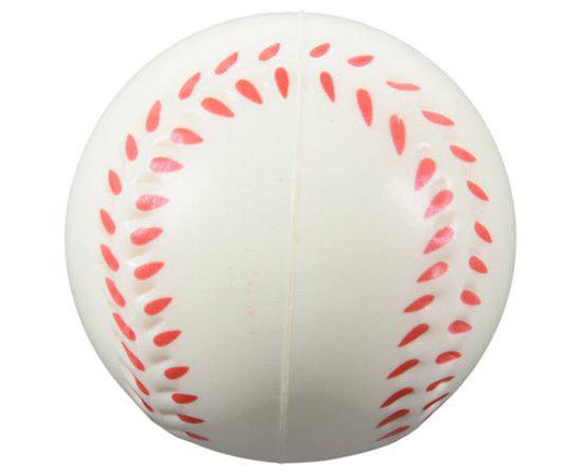 White Baseball Stress Ball - Valetica Sports