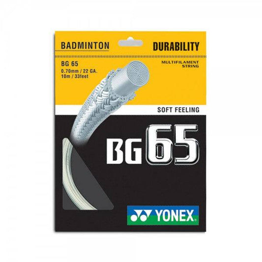 Yonex BG 65 Badminton Racket String - Valetica Sports