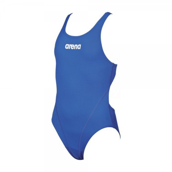 Arena Girls Solid Swim Tech JR Swimming Suit-Royal - Valetica Sports