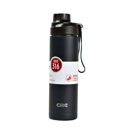 Steel Hot&cold Thermos Vacuum Flask Bottle 670ml - Valetica Sports