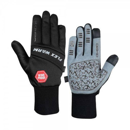 Deko Winter Cycling Gloves - Black - Valetica Sports