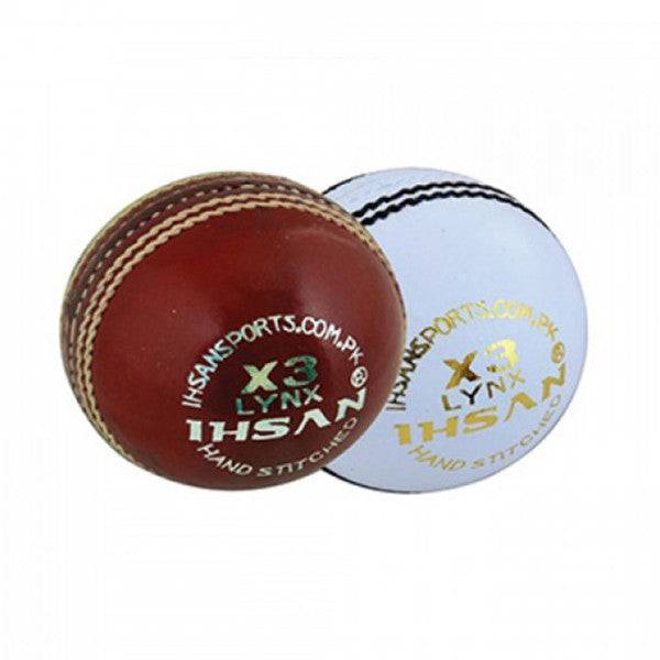 Ihsan Lynx X-3 Cricket Ball - Valetica Sports