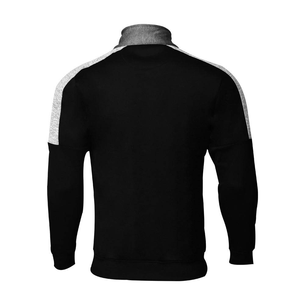 Apollo Mens Polyester Fleece Upper Jacket Winter – Black - Valetica Sports
