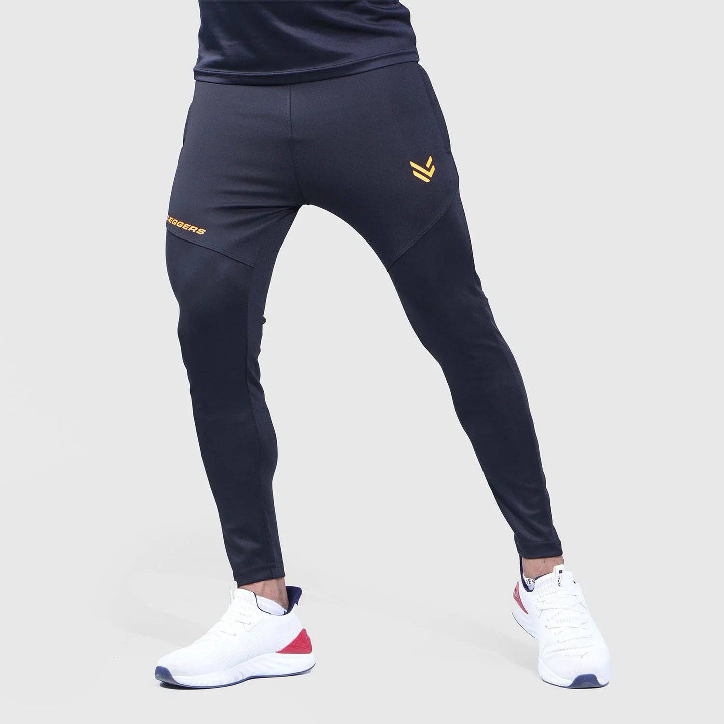 Appolo Black Trouser YLW - Valetica Sports