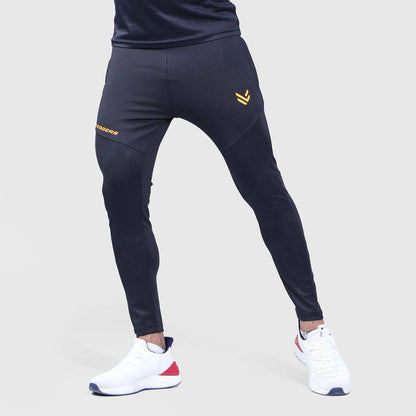 Appolo Black Trouser YLW - Valetica Sports