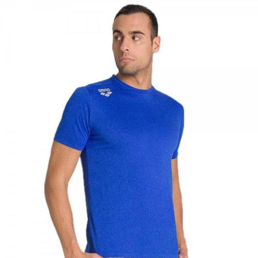 Arena TE Tech T-Shirt-Neon Blue Melange - Valetica Sports