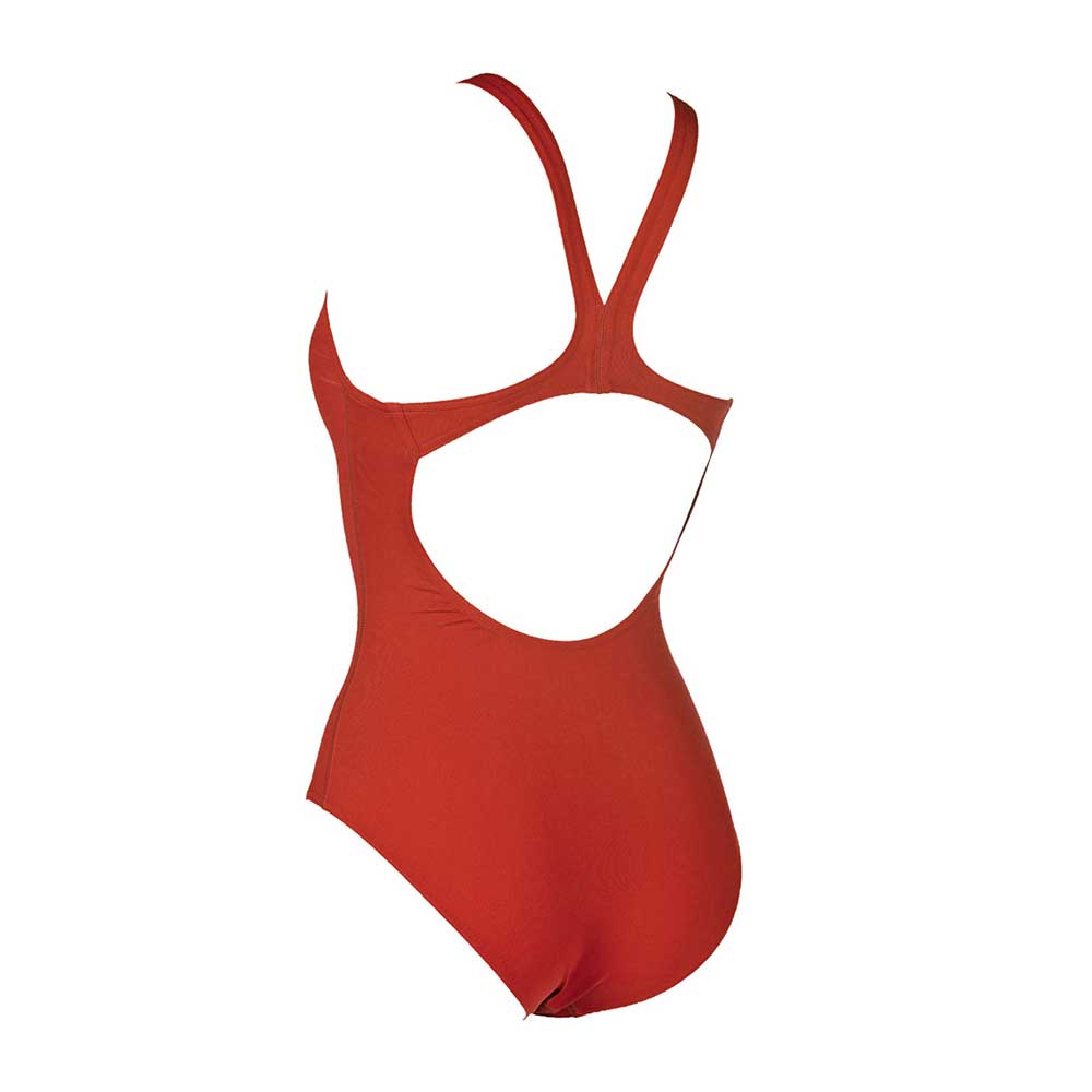 Arena Women's Solid Swim Pro Swimming Suit-Red - Valetica Sports